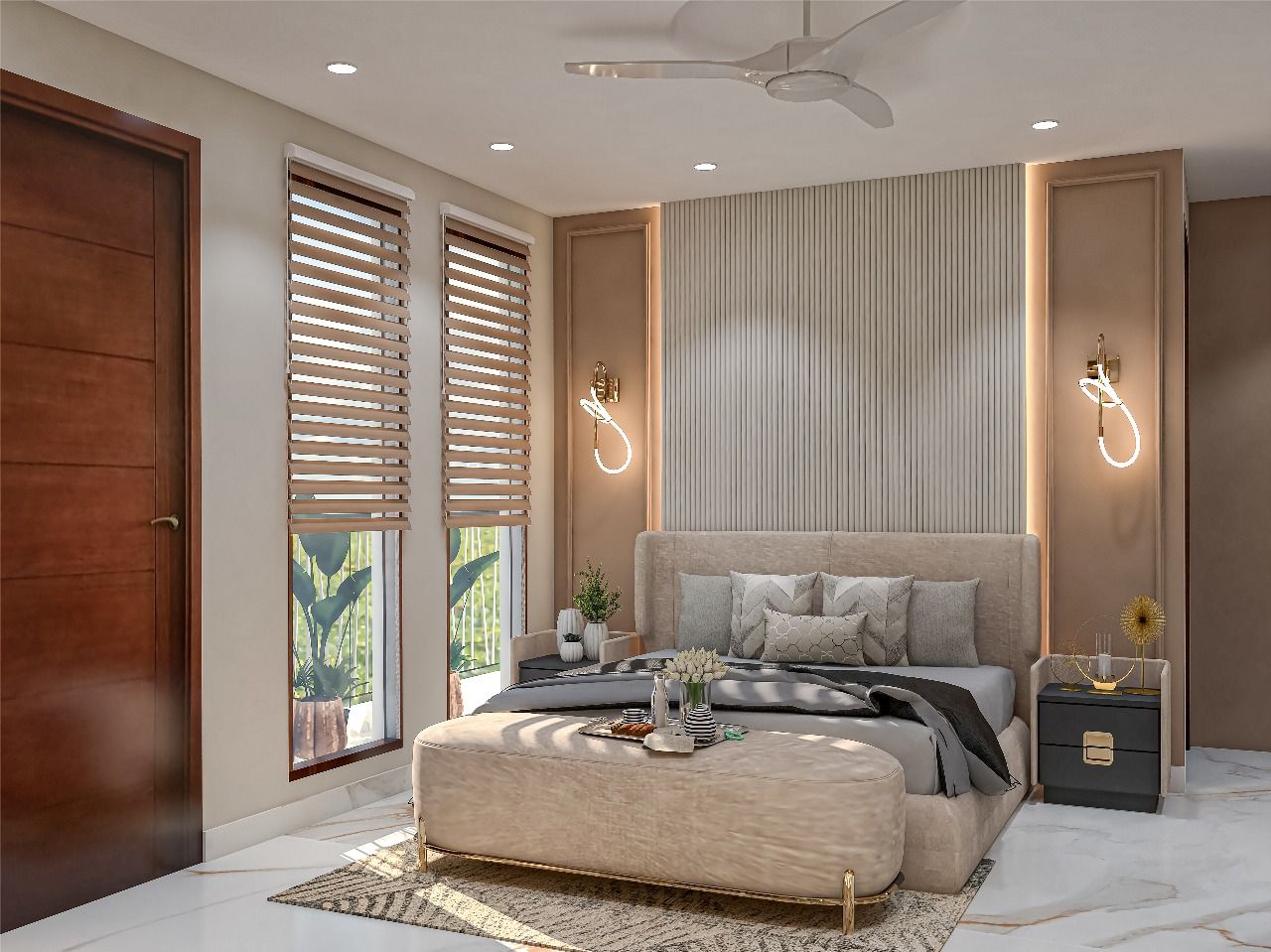 Photo d'exemple d'une chambre